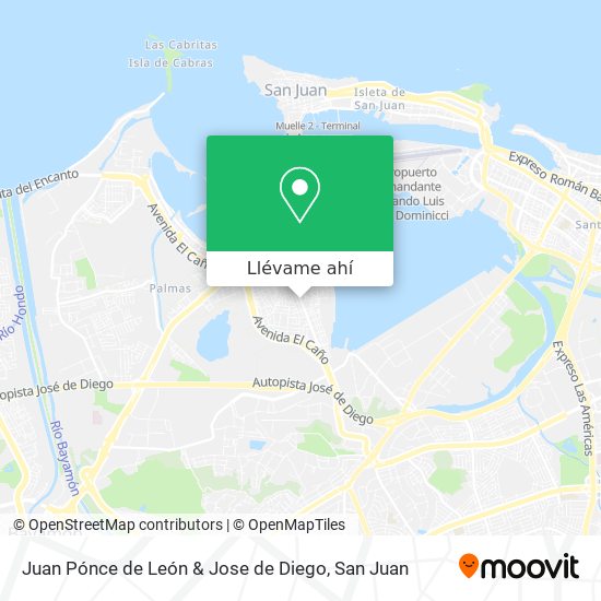 Mapa de Juan Pónce de León & Jose de Diego