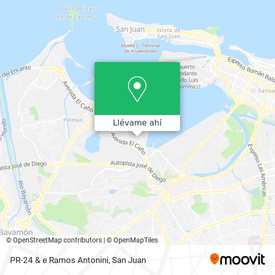 Mapa de PR-24 & e Ramos Antonini