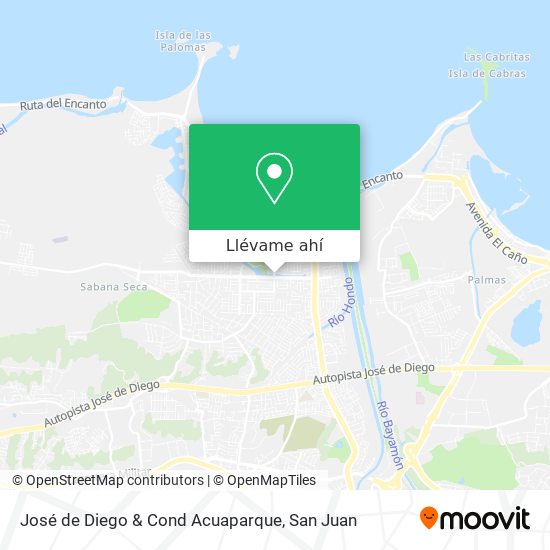 Mapa de José de Diego & Cond Acuaparque