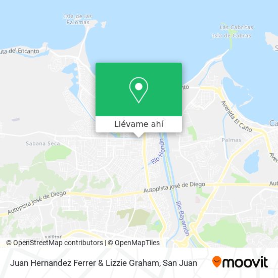 Mapa de Juan Hernandez Ferrer & Lizzie Graham