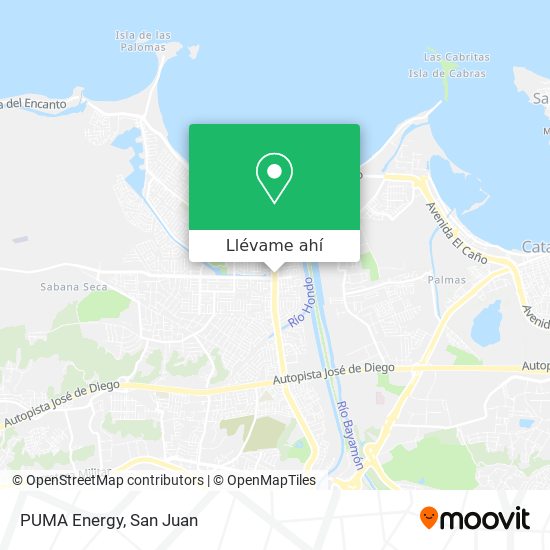 Mapa de PUMA Energy