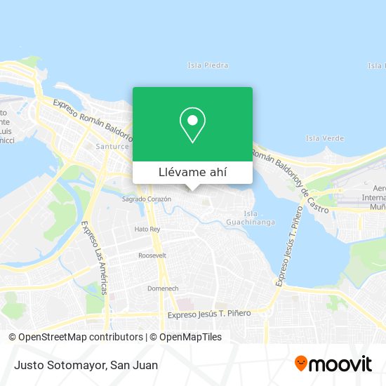 Mapa de Justo Sotomayor