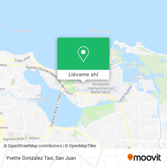 Mapa de Yvette Gonzalez Taxi