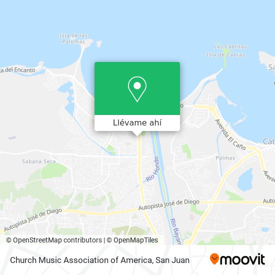 Mapa de Church Music Association of America