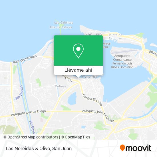 Mapa de Las Nereidas & Olivo