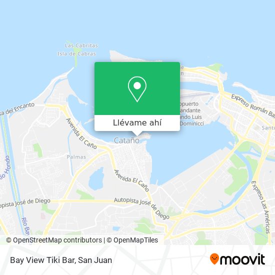 Mapa de Bay View Tiki Bar