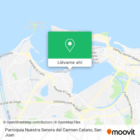 Mapa de Parroquia Nuestra Senora del Carmen Catano