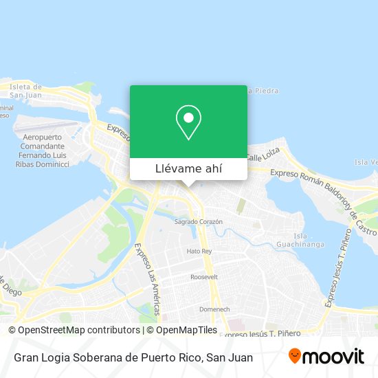 Mapa de Gran Logia Soberana de Puerto Rico