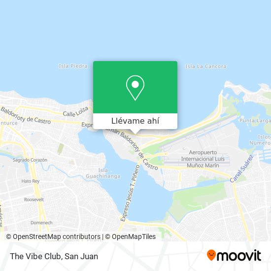 Mapa de The Vibe Club