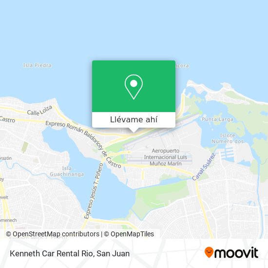 Mapa de Kenneth Car Rental Rio