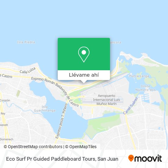Mapa de Eco Surf Pr Guided Paddleboard Tours