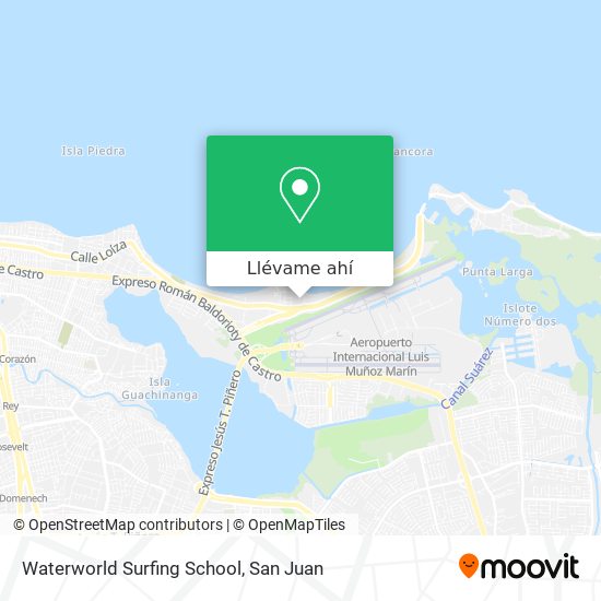 Mapa de Waterworld Surfing School