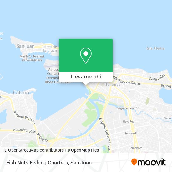 Mapa de Fish Nuts Fishing Charters