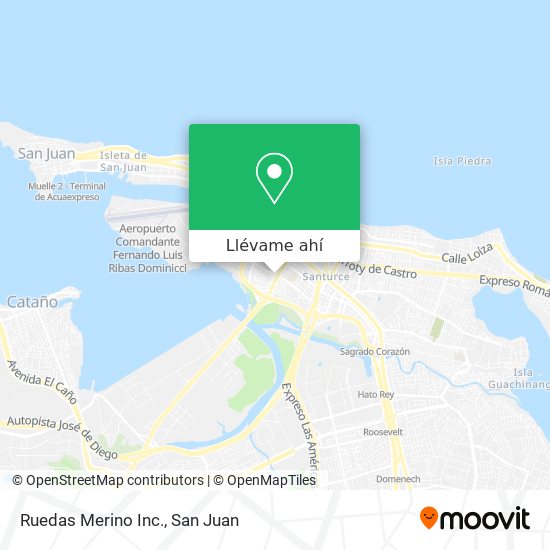 Mapa de Ruedas Merino Inc.