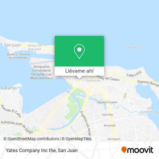 Mapa de Yates Company Inc the