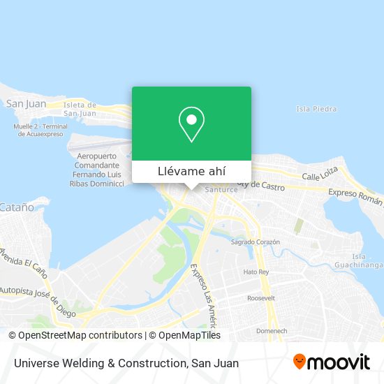 Mapa de Universe Welding & Construction