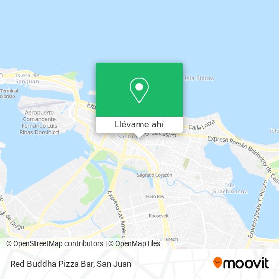 Mapa de Red Buddha Pizza Bar