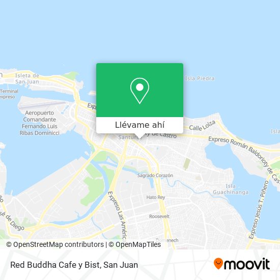 Mapa de Red Buddha Cafe y Bist