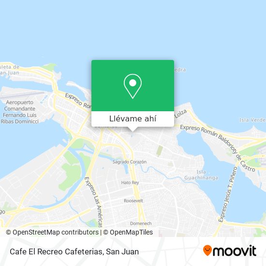 Mapa de Cafe El Recreo Cafeterias