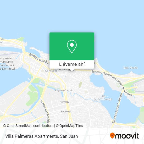 Mapa de Villa Palmeras Apartments