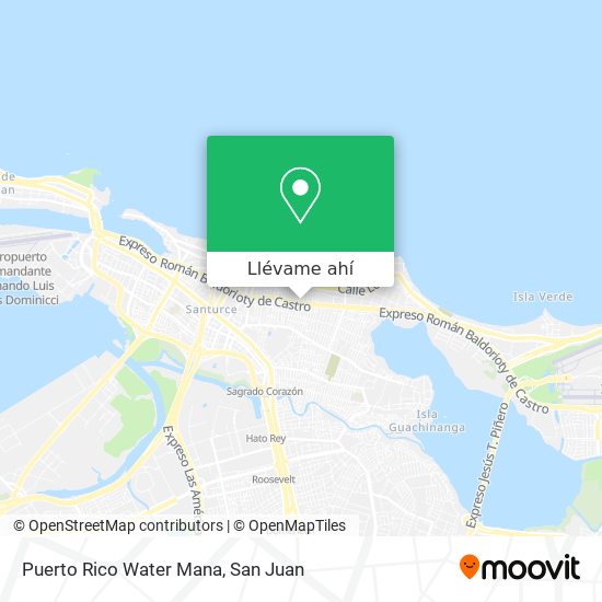 Mapa de Puerto Rico Water Mana