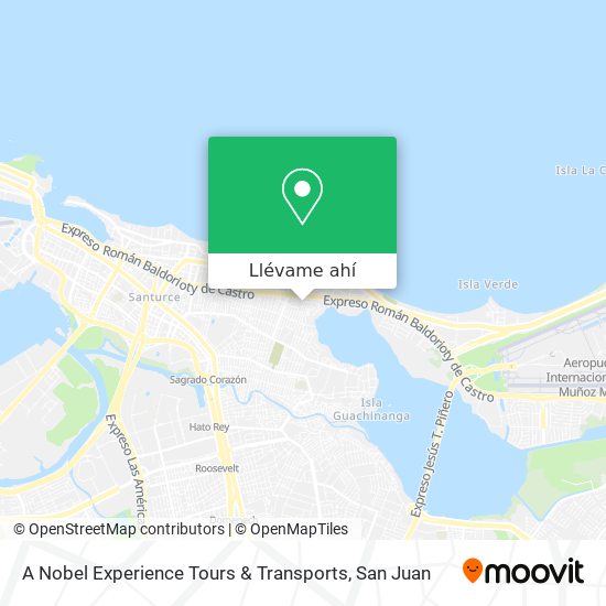 Mapa de A Nobel Experience Tours & Transports