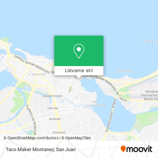 Mapa de Taco Maker Montanez