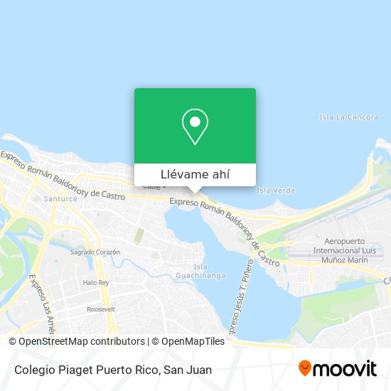 Mapa de Colegio Piaget Puerto Rico