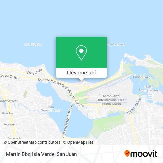Mapa de Martin Bbq Isla Verde