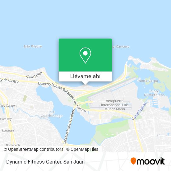 Mapa de Dynamic Fitness Center