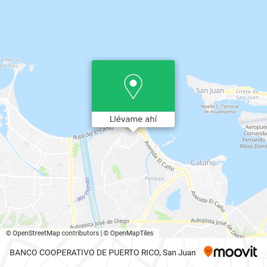 Mapa de BANCO COOPERATIVO DE PUERTO RICO