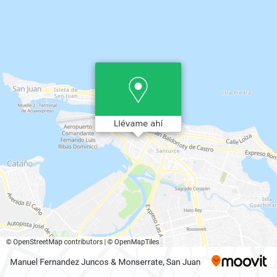 Mapa de Manuel Fernandez Juncos & Monserrate