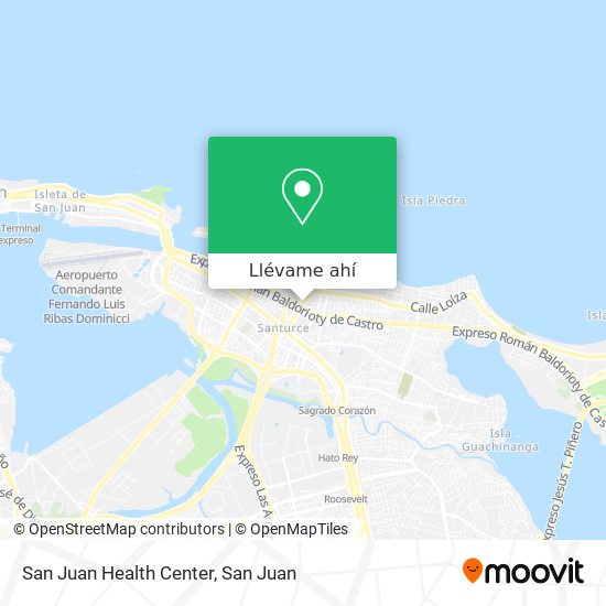 Mapa de San Juan Health Center