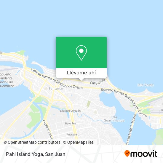 Mapa de Pahi Island Yoga
