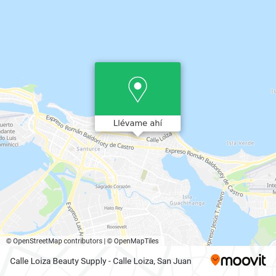 Mapa de Calle Loiza Beauty Supply - Calle Loiza
