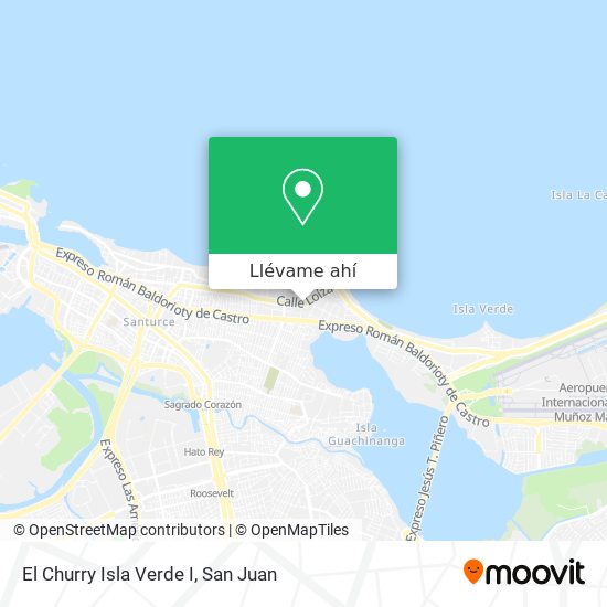 Mapa de El Churry Isla Verde I