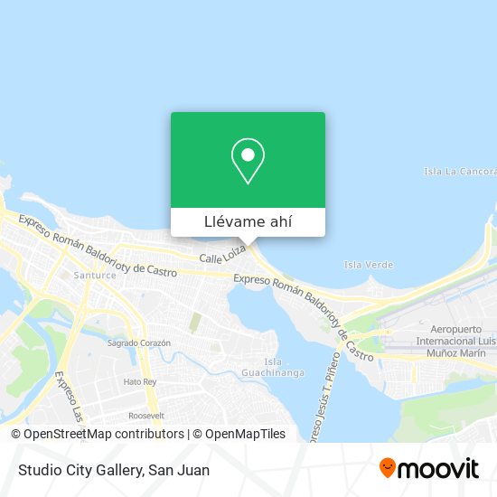 Mapa de Studio City Gallery