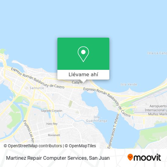 Mapa de Martinez Repair Computer Services