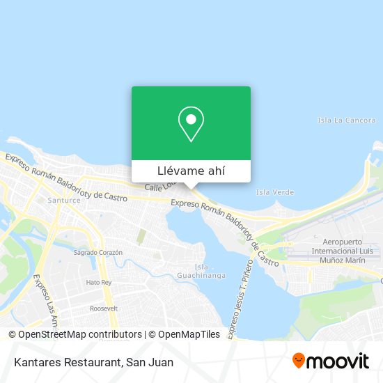 Mapa de Kantares Restaurant