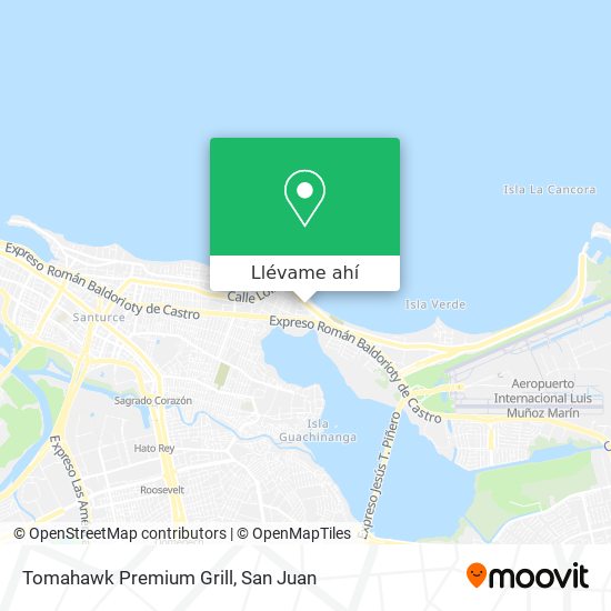 Mapa de Tomahawk Premium Grill