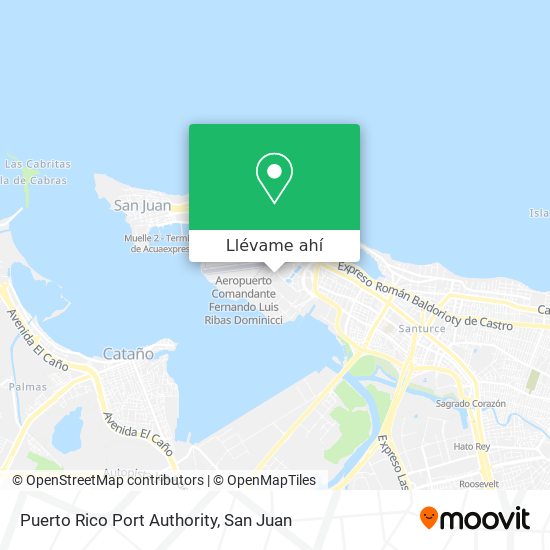 Mapa de Puerto Rico Port Authority