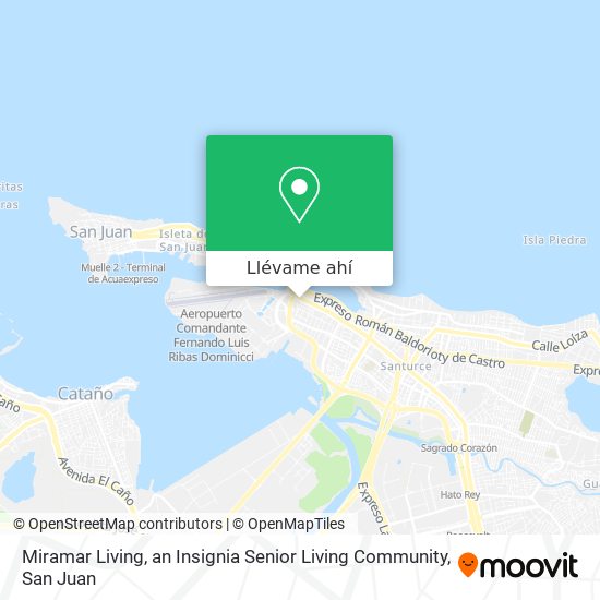 Mapa de Miramar Living, an Insignia Senior Living Community