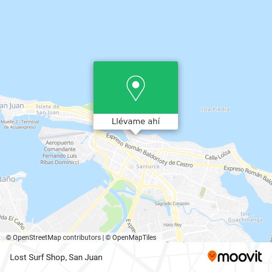 Mapa de Lost Surf Shop