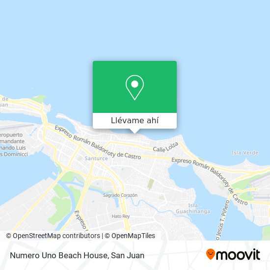 Mapa de Numero Uno Beach House