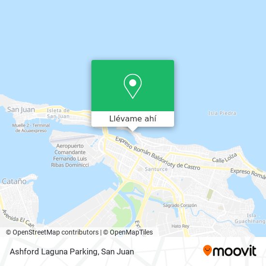 Mapa de Ashford Laguna Parking