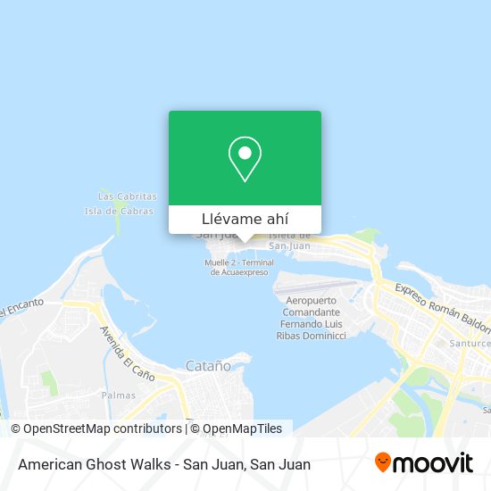 Mapa de American Ghost Walks - San Juan