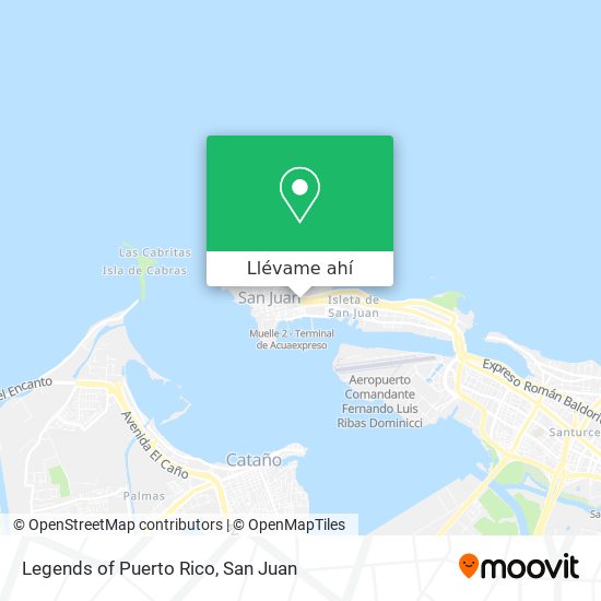 Mapa de Legends of Puerto Rico