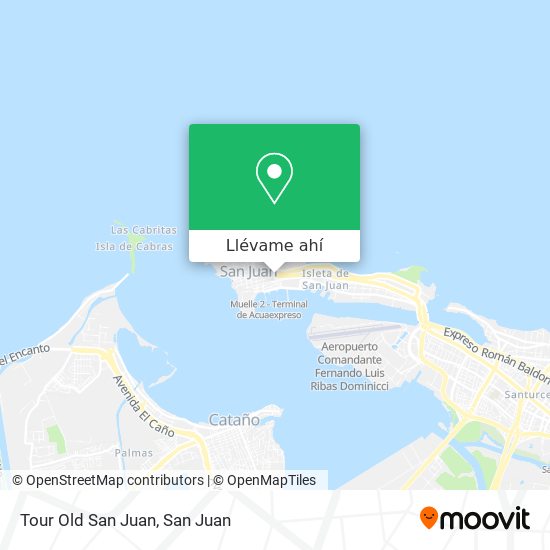 Mapa de Tour Old San Juan