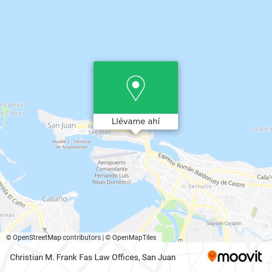Mapa de Christian M. Frank Fas Law Offices