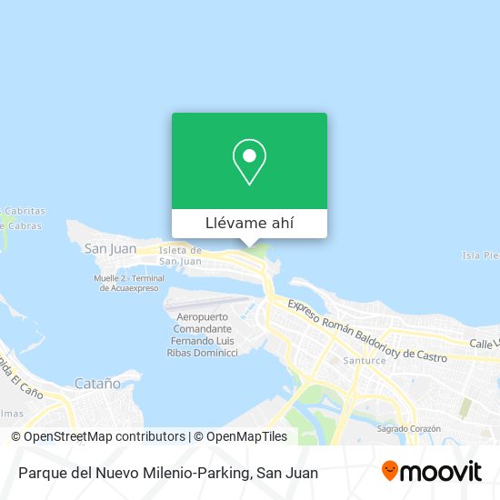 Mapa de Parque del Nuevo Milenio-Parking